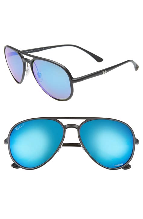 Blue Aviator Sunglasses for Men .